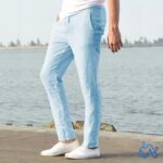 BreezeCore Men’s Cotton-Linen Casual Trousers
